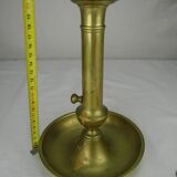 ancien chandelier bougeoir laiton déco vintage brass candlestick