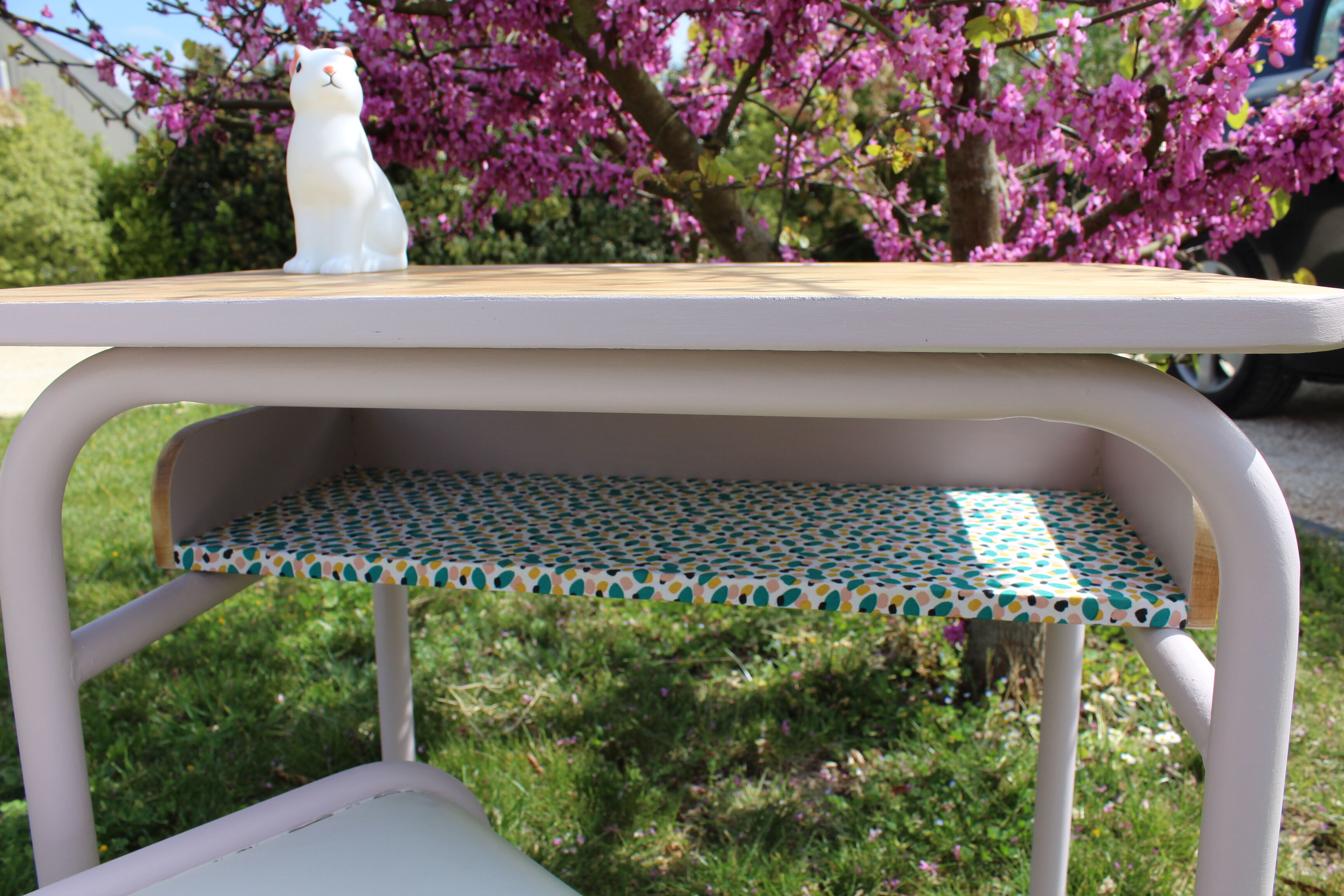Vintage school desk and chair