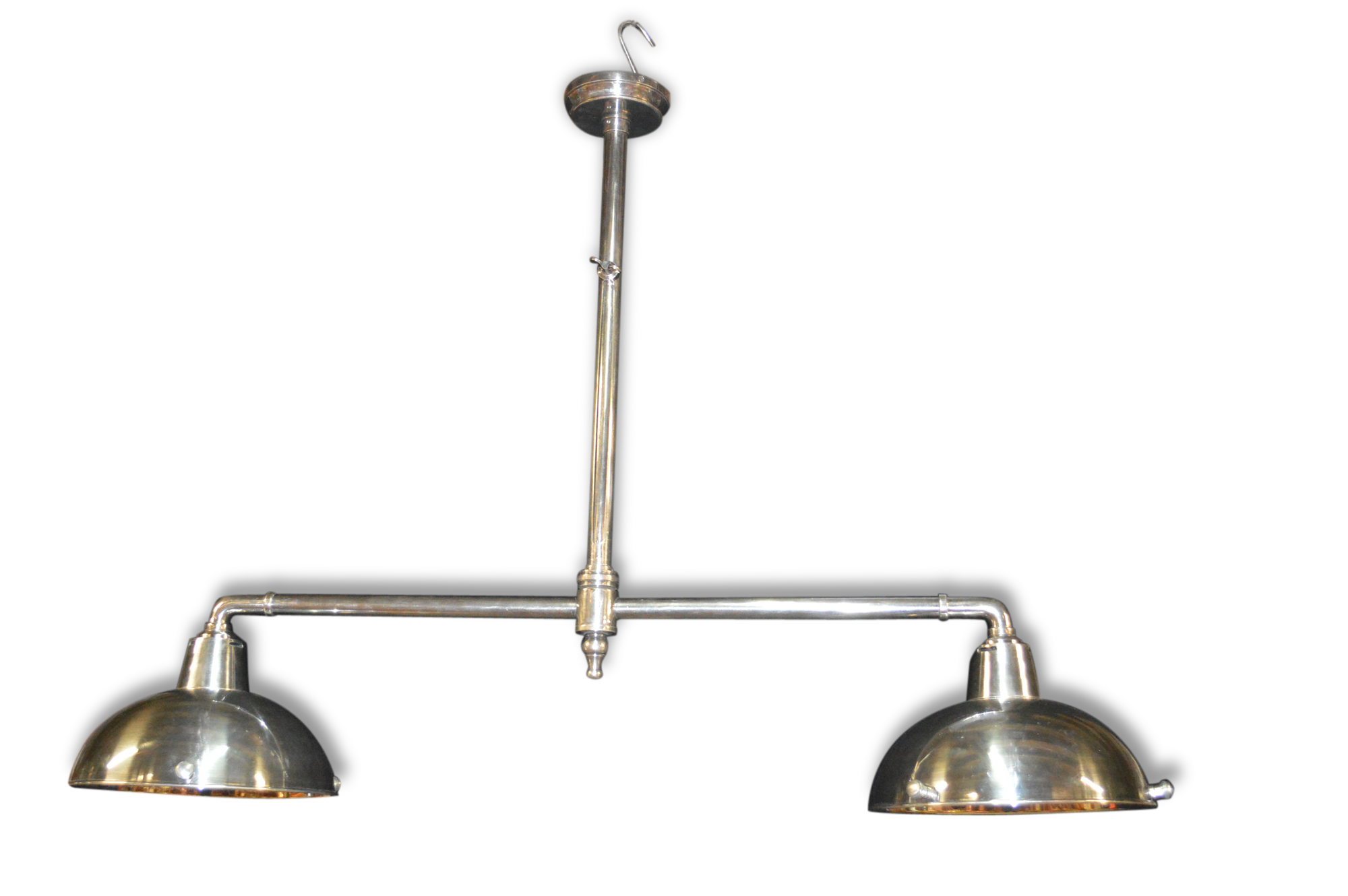 Billiards chrome brass chandelier