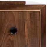 De Coene workshop art-deco walnut chest of drawers