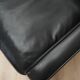 Black leather sofa, Danish design, 1970s, manufacture: Hurup Møbelfabrik
