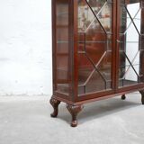 Old English wooden showcase