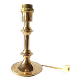 Vintage lamp base in gilded brass
