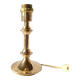 Vintage lamp base in gilded brass