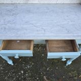 Marble top dressing table old white marble top dressing table