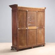 Old library in neo-Renaissance style made of walnut, 20th century.