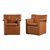 Paire de fauteuils Lauriana par Afra et Tobia Scarpa for B&B Italia