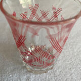 4 old cardon advertising glasses