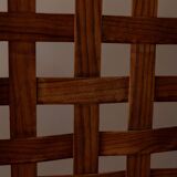 Paravent vintage en bois à 3 panneaux ajourés · Paravent pliant en pin (135 cm)