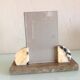Art deco style marble photo frame
