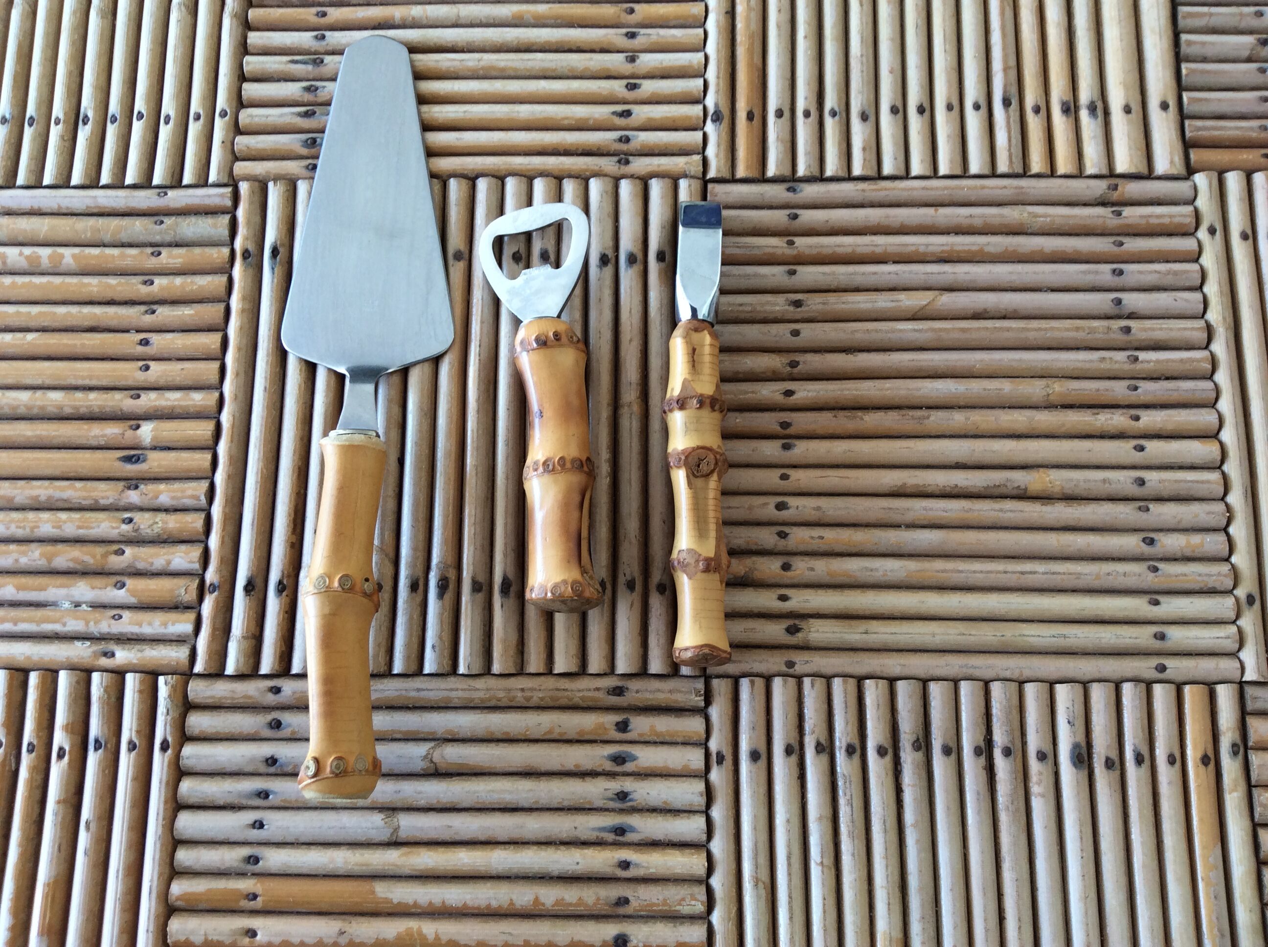 Bamboo cutlery set