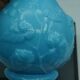 Vase bleu en opaline