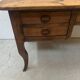 Provincial desk made of solid cherry wood, 20th century.