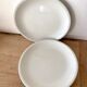 3 assiettes plates beiges Bauscher Weiden