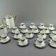 Vintage Limoges porcelain coffee service Atelier Descotte. Redrink . Barranger