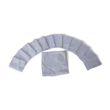 Tablecloth and its twelve monogrammed towels.