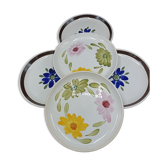 5 mismatched plates Digoin-Sarreguemines
