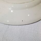 Oval dish of the pottery of Choisy le Roi, terre de fer