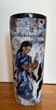 Large ceramic roller vase or umbrella stand