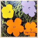 Lithographie en édition limitée Andy Warhol "Flowers" années 1980 par CMOA