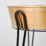 Vintage metal planter