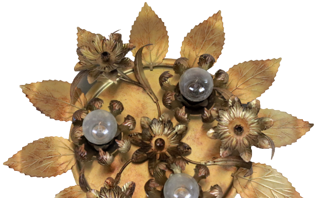 Vintage ceiling lamp ceiling lamp willy daro flower flower lamp