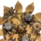 Vintage ceiling lamp ceiling lamp willy daro flower flower lamp