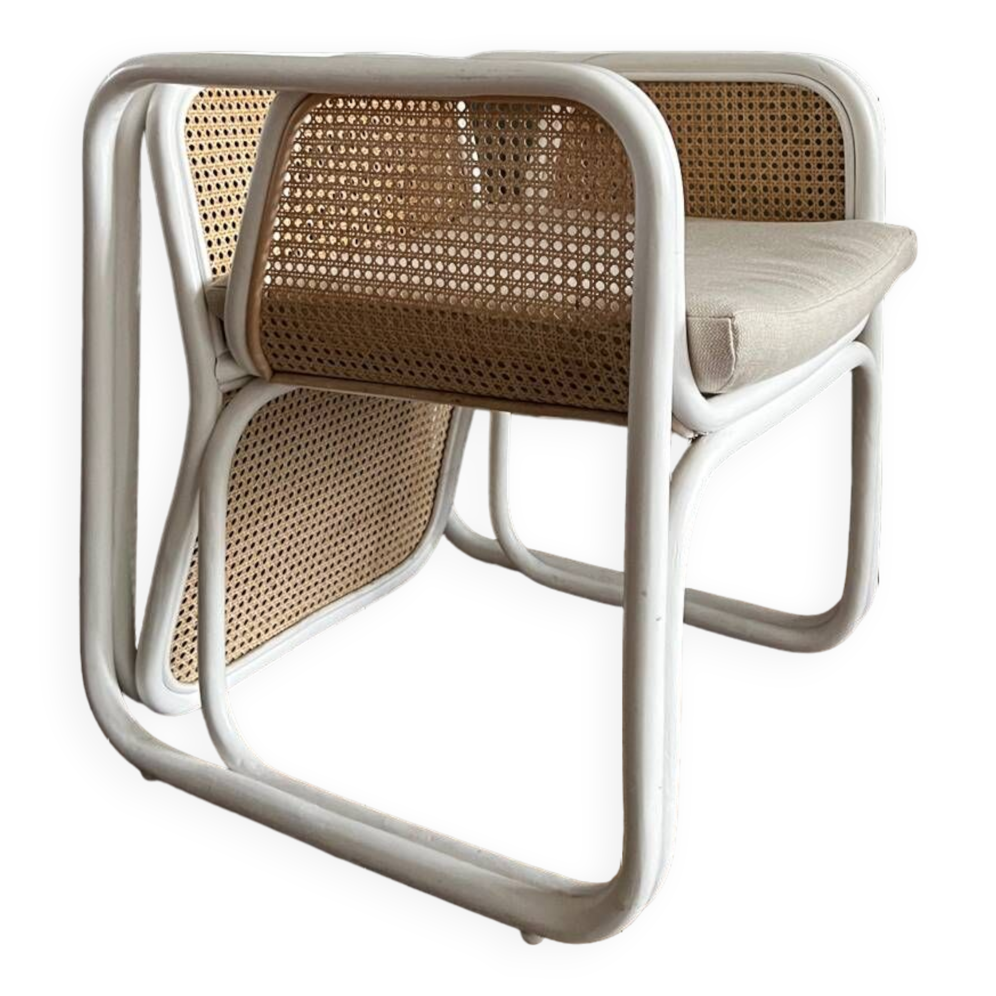 Fauteuil rotin et cannage