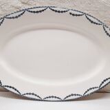 Plat ovale Terre de Fer