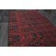 Vintage Turkish Oushak Handmade Wool Cotton Red Runner Rug 80x281