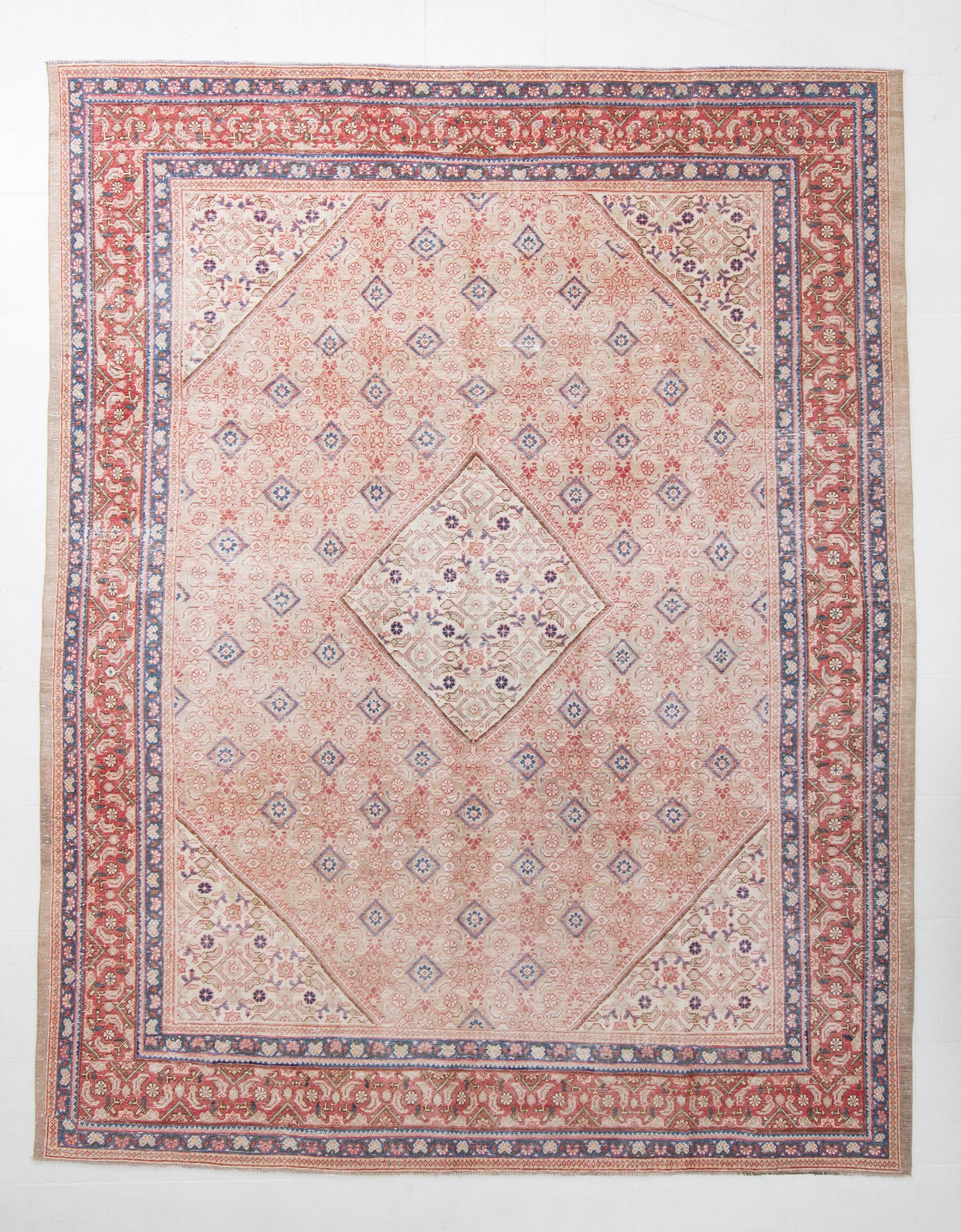 Tapis Persan Vintage Fait Main, Élégance Classique d’Iran, 289x366