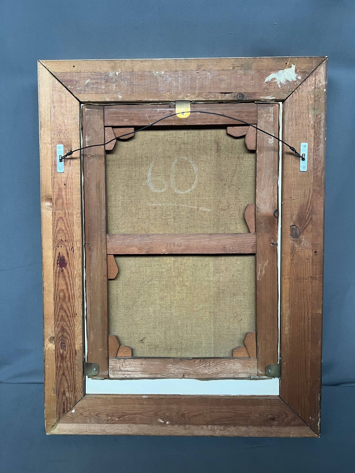 Still life with flowers. Oil on canvas. Artist's signature.