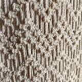 Lampe vintage en macramé