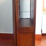 Vitrine-commode à colonnes détachées de style Empire 90 x 142 x 44 cm
