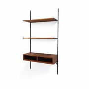 Vintage wall system / wall rack with cabinet from the 1960s