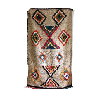 Carpet azilal Berber in Morocco 169x282cm hand knotted wool