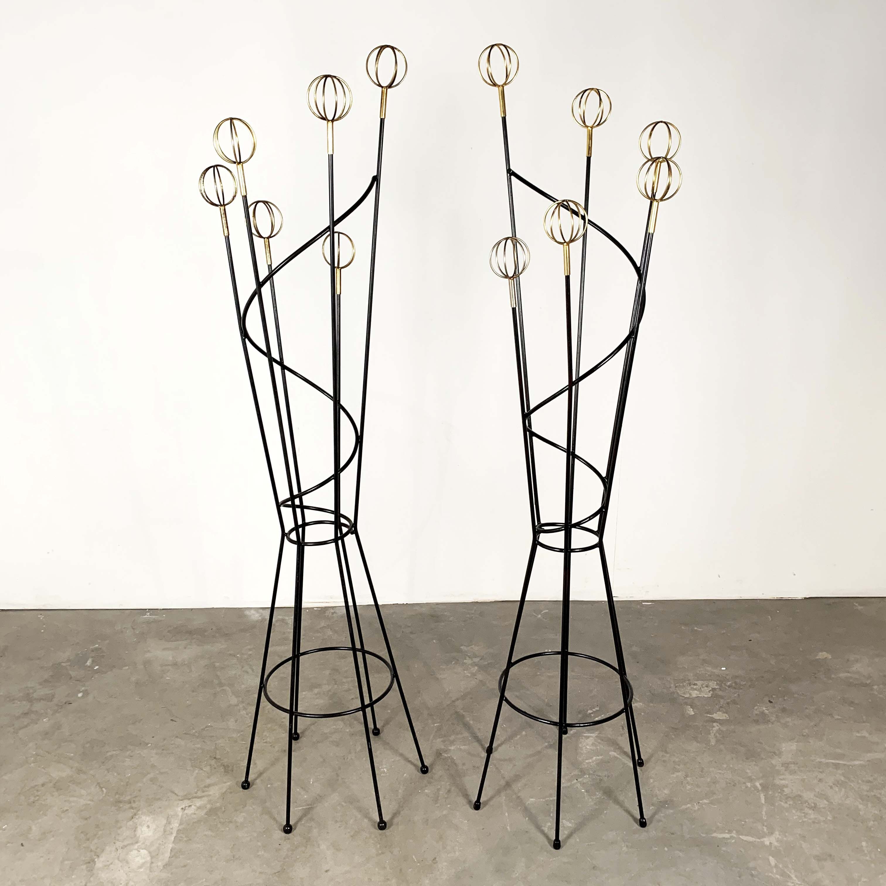 Geo Astrolabe coat holder by Roger Feraud, 1950