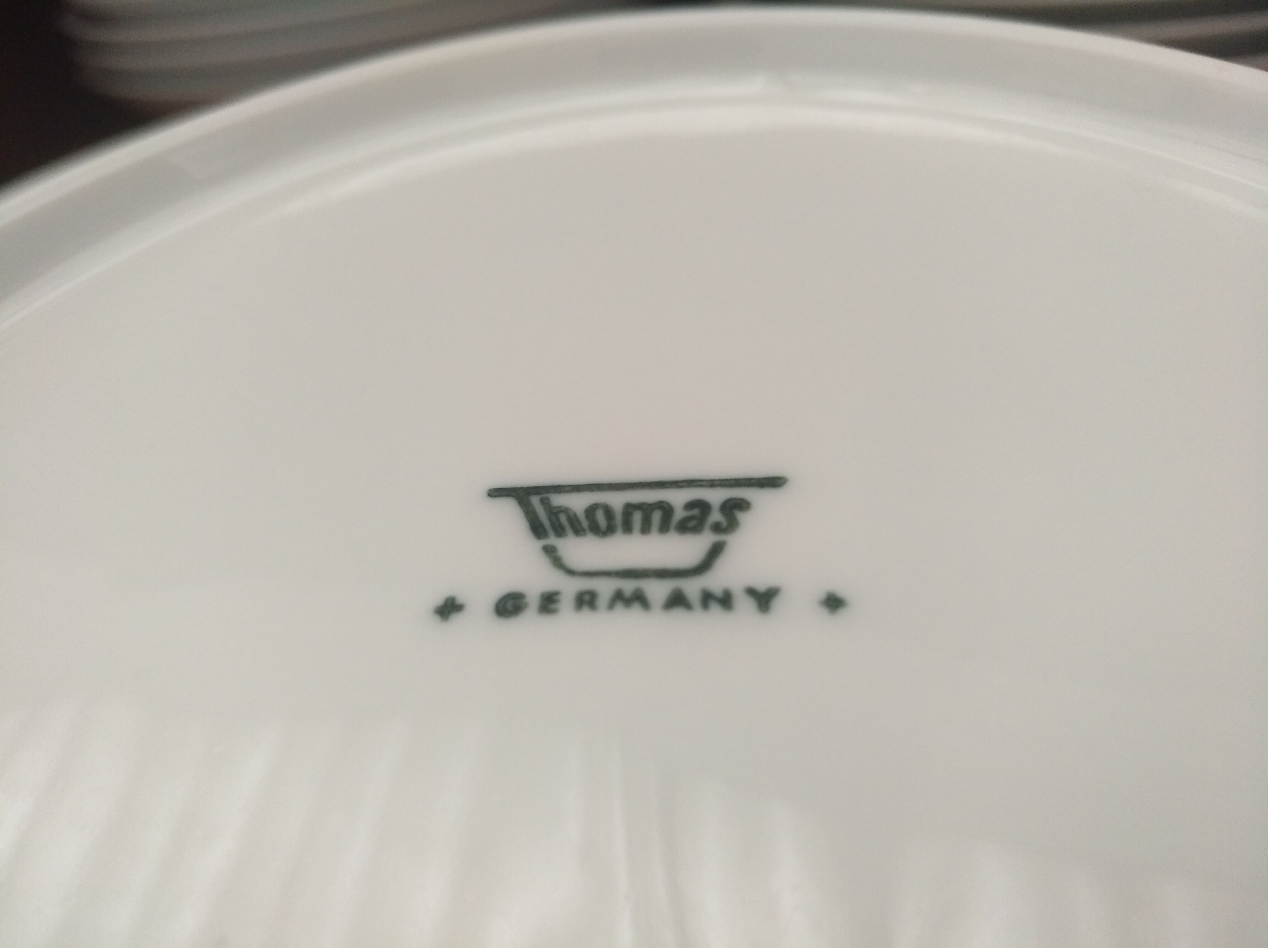 Set of 11 dinner plates from the 1970s of Thomas Germany
