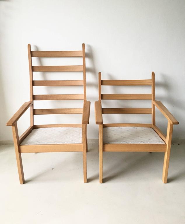Set of chairs by Hans Wegner for Getama 1980 s