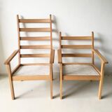 Set of chairs by Hans Wegner for Getama 1980 s