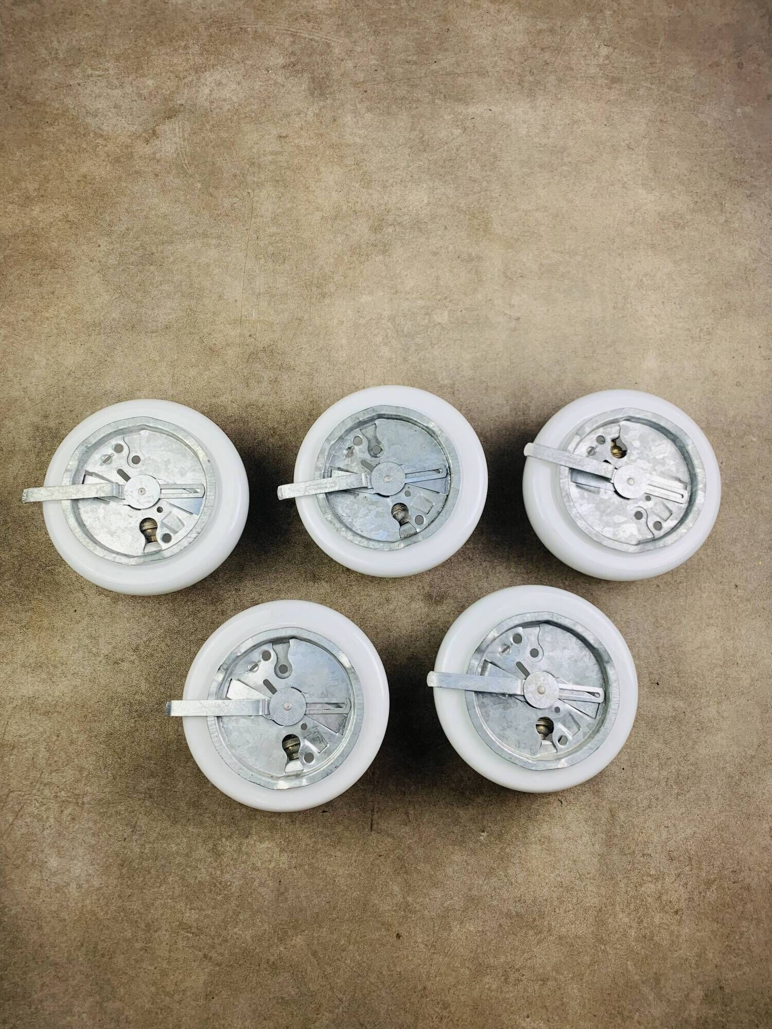 5 opaline ball sconces, half spheres, ceiling lights