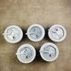 5 opaline ball sconces, half spheres, ceiling lights