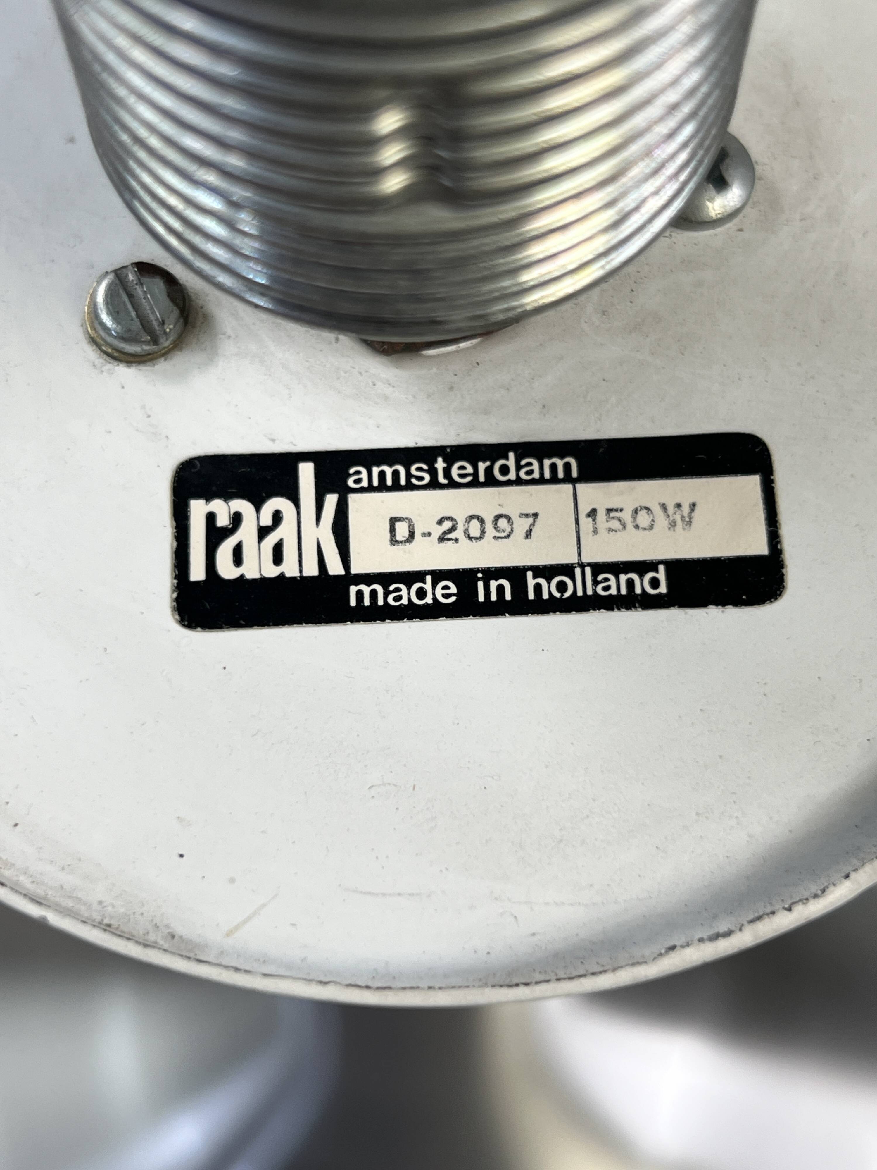 Vintage Table Lamp Raak Amsterdam, D 2097, Trumpet Lamp