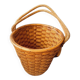 Hanging pot made of rattan and rope 1960