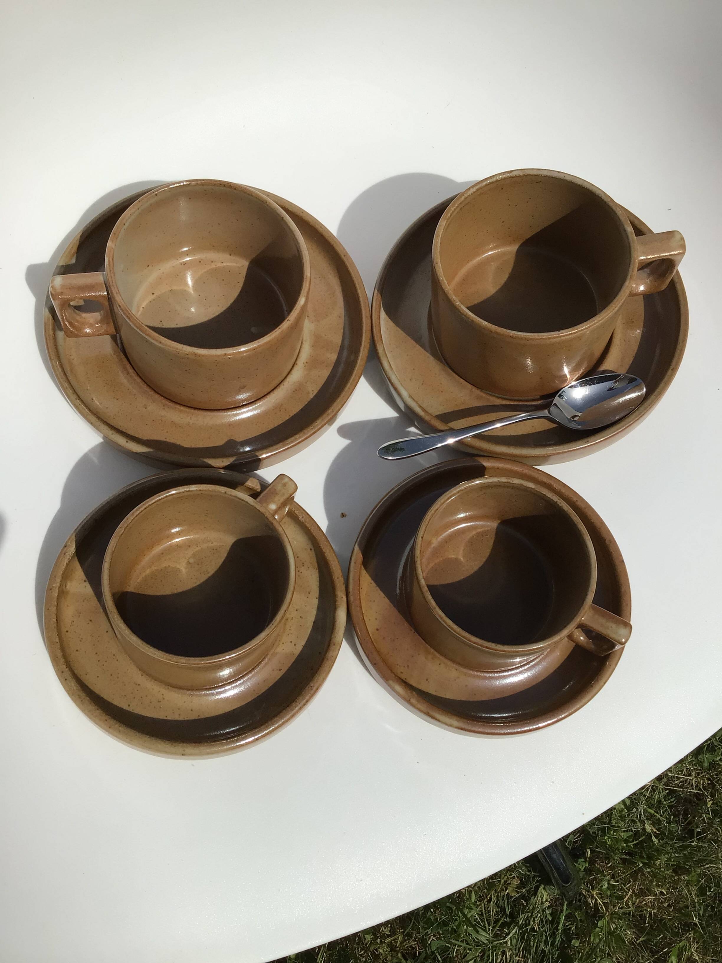 2 Brenne Stoneware Coffee Cups