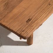 Table basse ancienne en bois de pin – Chine, circa 1930