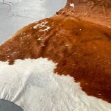 Caramel cowhide carpet