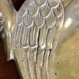 Brass swan catchall
