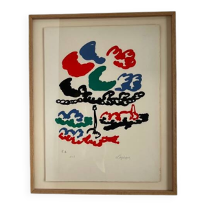 Lithographie originale - charles