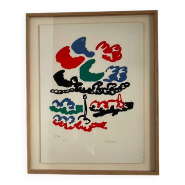 Original lithograph by Charles Lapicque
